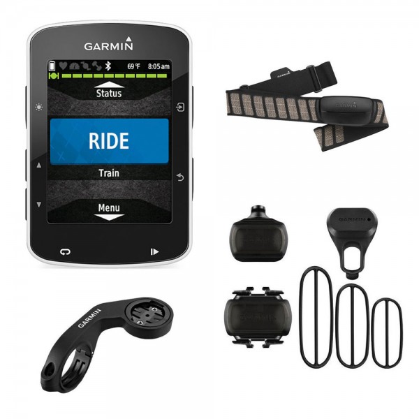 Garmin Edge 520 Bundle Computers GPS HRM for sale